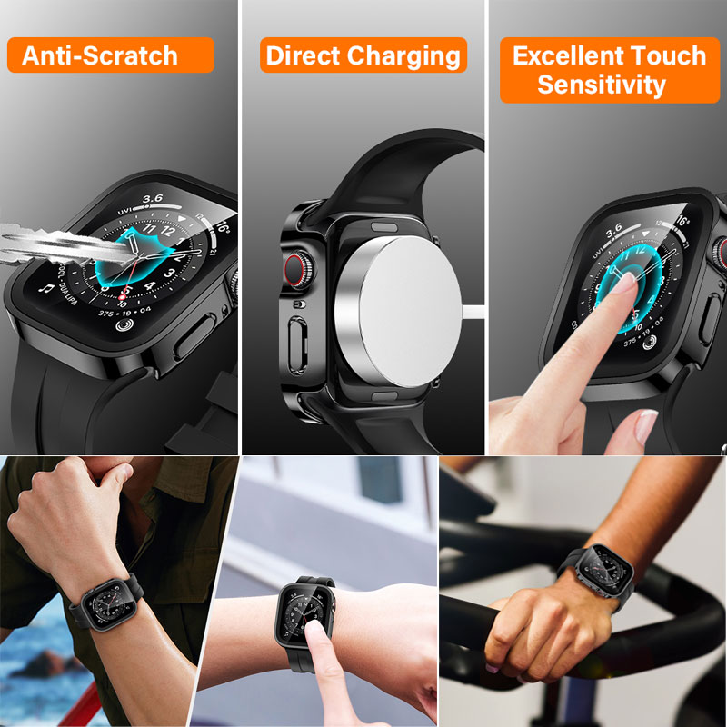 Premium Waterproof Pc Protective Case By iSerieshub Comaptible For iWatch