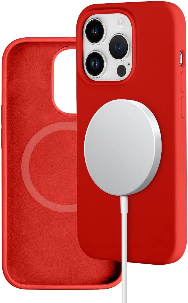 Premium Silicone Case with MagSafe By iSerieshub Compatible For Phone