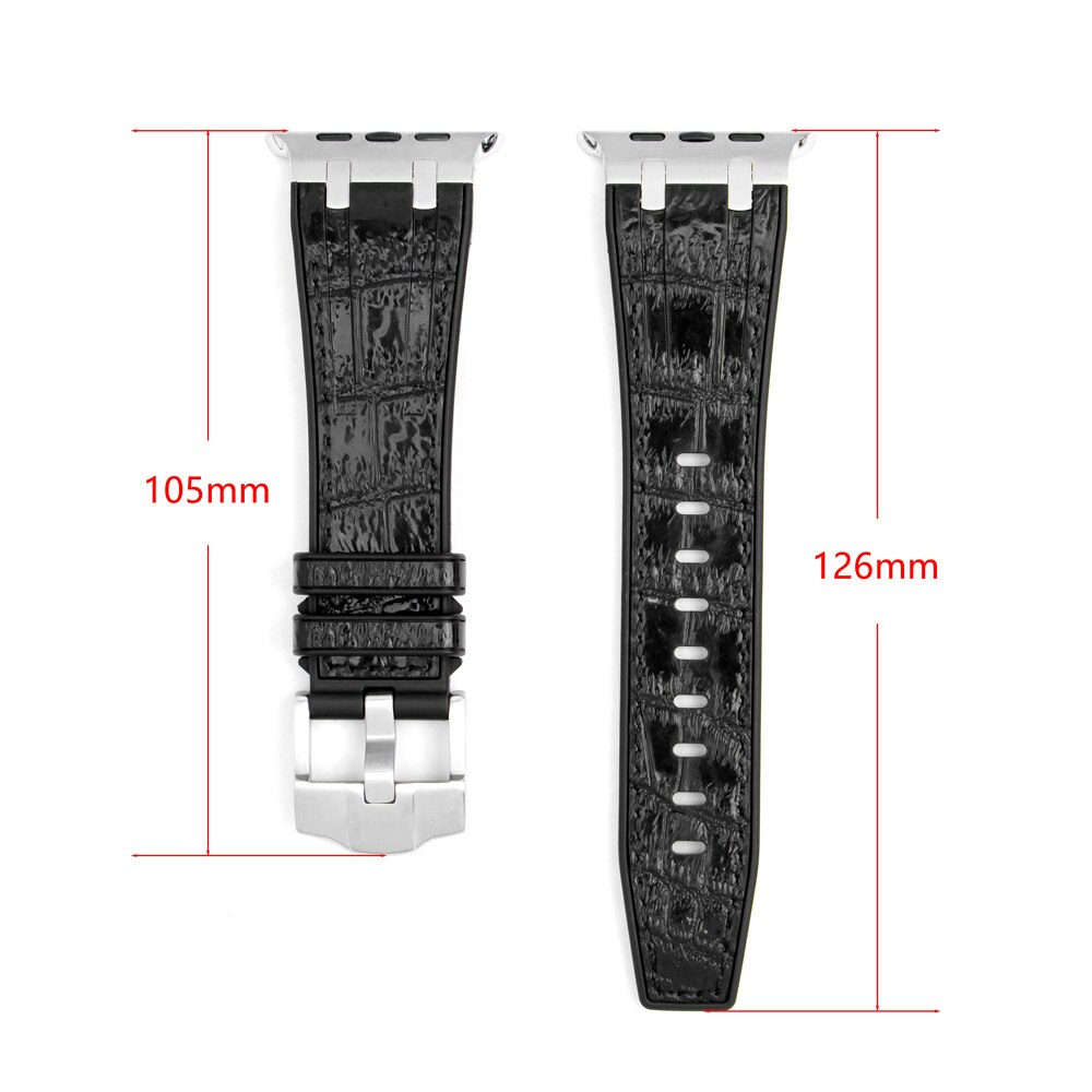 Luxury G-Shock Edition Crocodile Style Sports Bands By iSerieshub Comaptible For iWatch