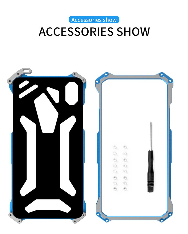 Premium Shock Proof Metal Frame Bumpers Case By iSerieshub Compatible For iPhone