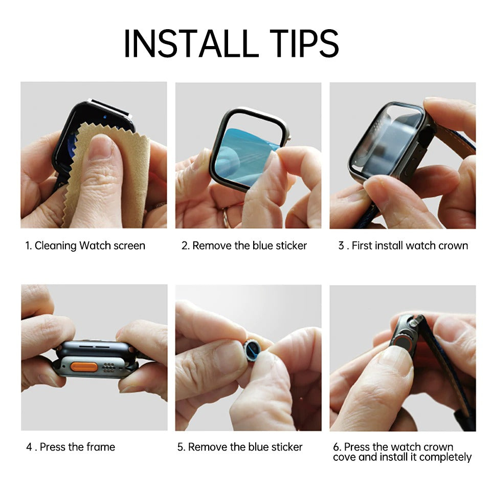 Premium Change to Ultra Case By iSerieshub Compatible For Smartwatch