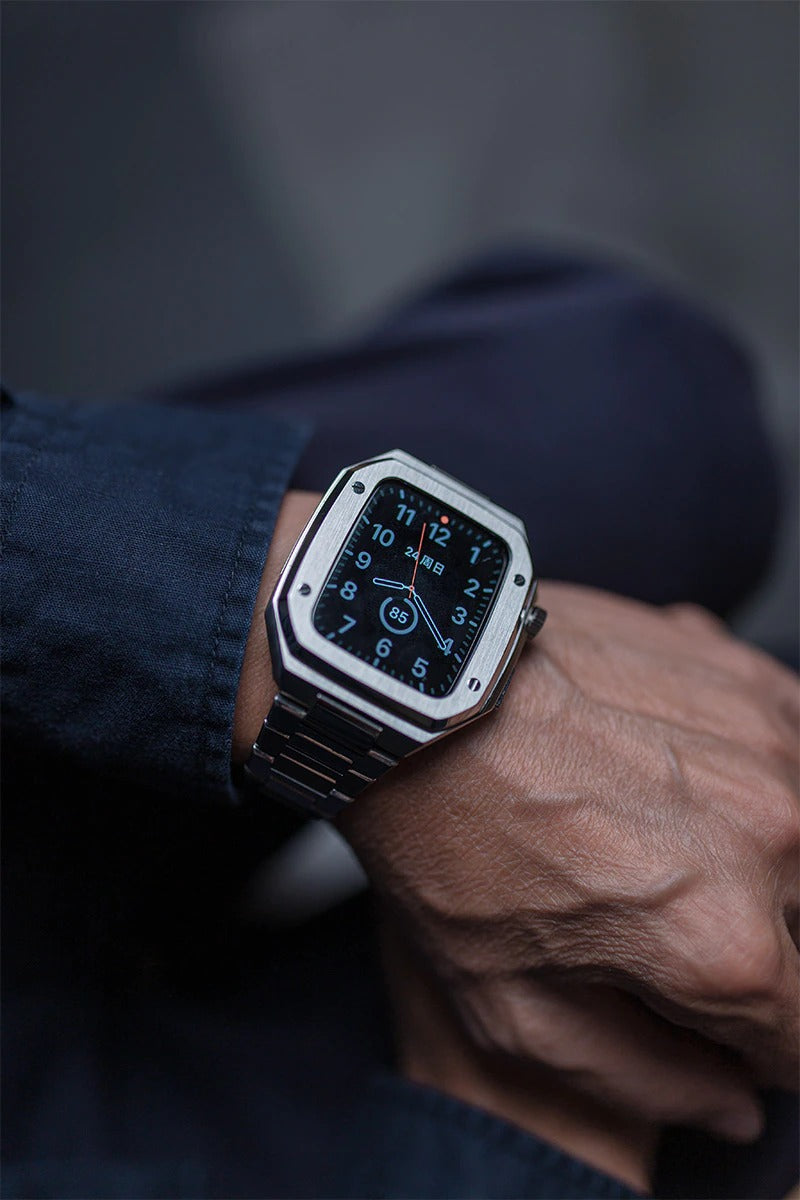 Luxury Stainless Steel Modification Kit By iSerieshub Compatible For Smart-Watch