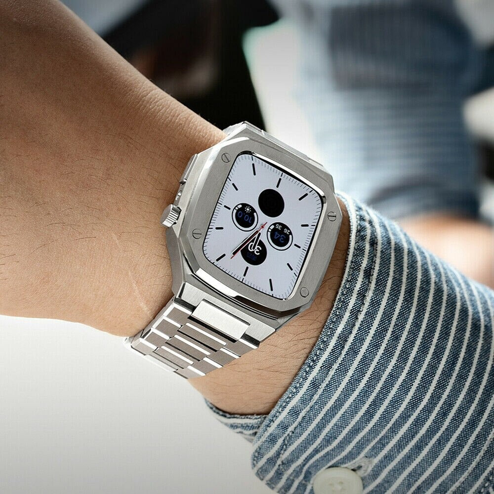 Luxury Stainless Steel Modification Kit By iSerieshub Compatible For Smart-Watch