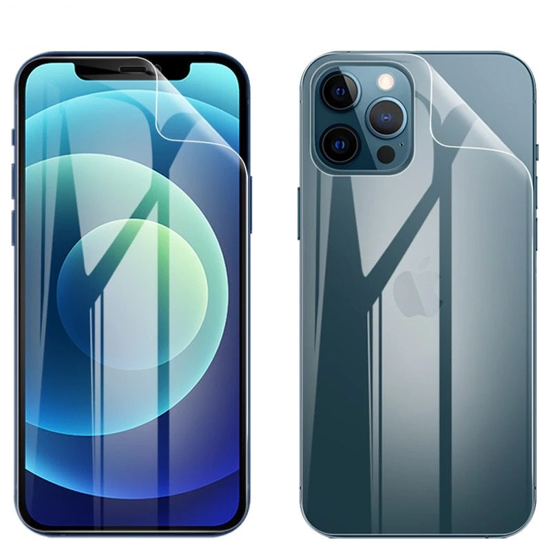 Front & Back Screen Guard By iSerieshub Compatible For iPhone