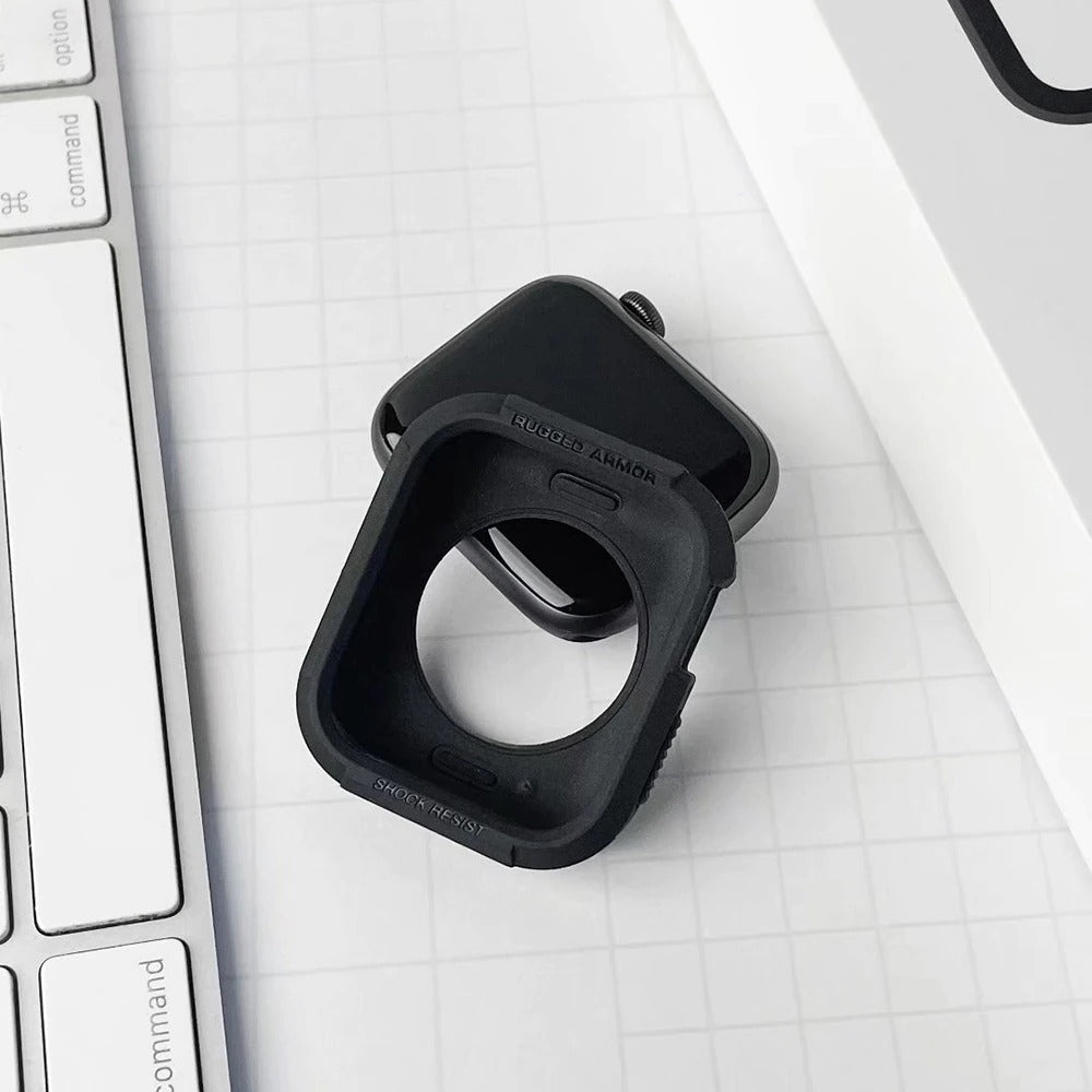 Premium Rugged Armor Cover Case By iSerieshub Compatible For Smartwatch