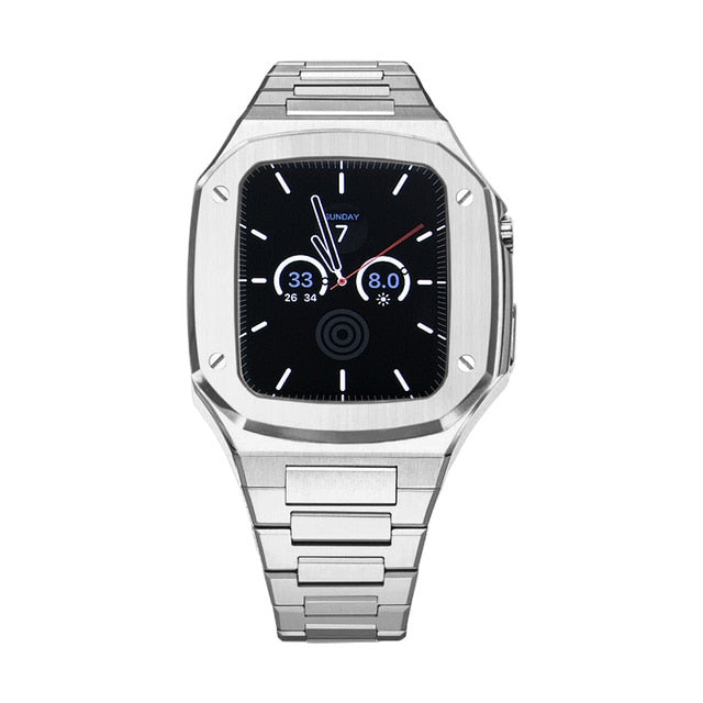 Luxury Stainless Steel Modification Kit By iSerieshub Compatible For Smart-Watch