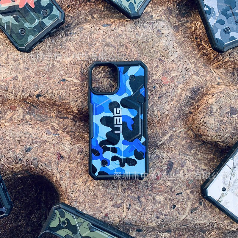 Premium Camouflage Pathfinder Rugged Protective Case with MagSafe By iSerieshub For iPhone