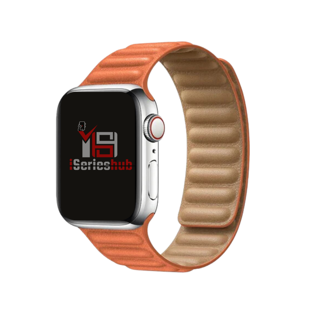 Premium Magnetic Leather Loop By iSeriesHub Compatible For iWatch