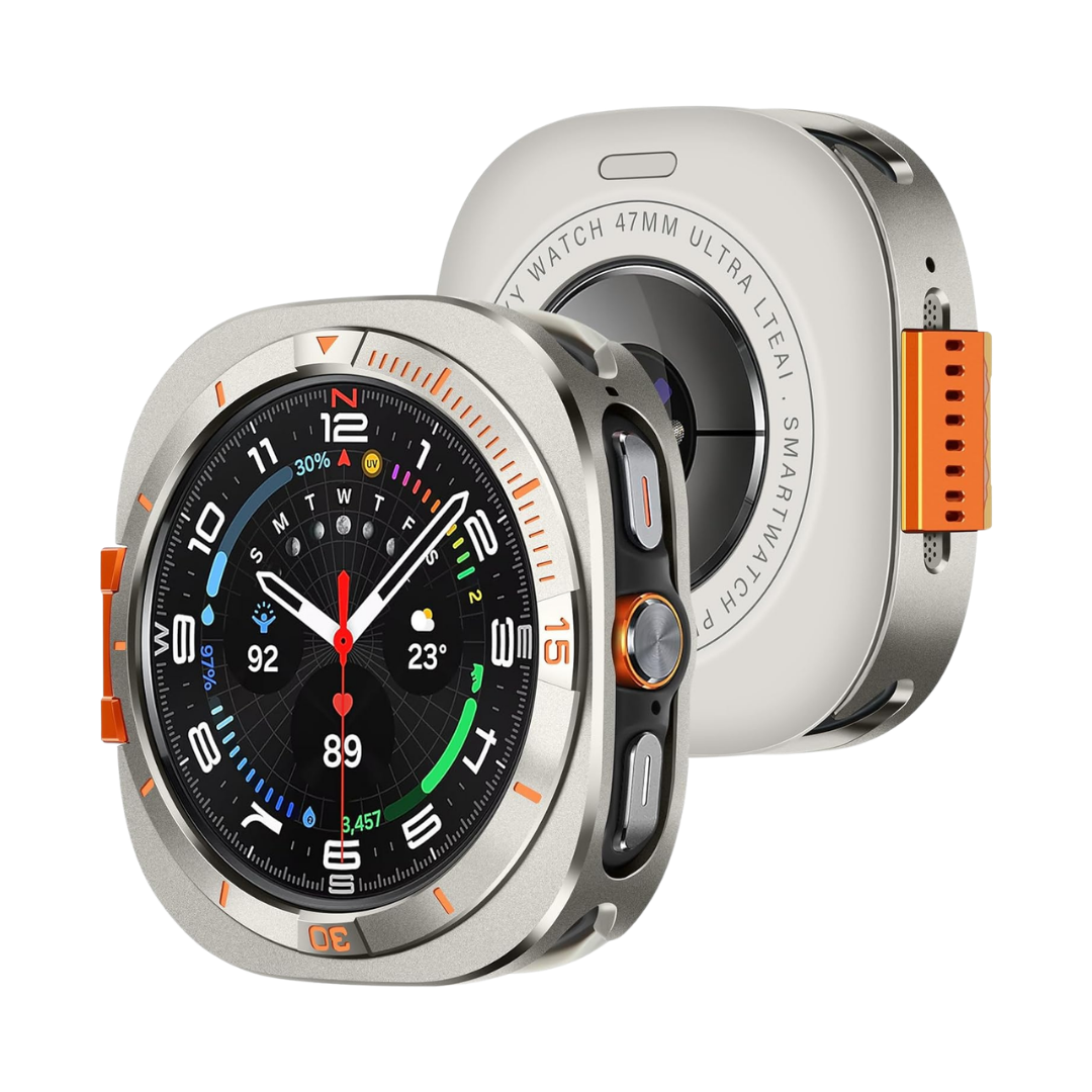 Luxury Aluminum Metal Case for Samsung Galaxy Watch Ultra 47mm & Ultra 2