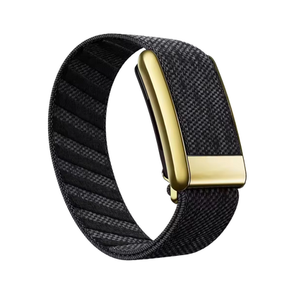 Premium Woven Nylon Velcro Strap with Gold Case – Compatible with WHOOP 5.0