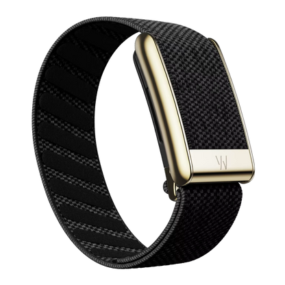 Premium Woven Nylon Velcro Strap with Gold Case – Compatible with WHOOP 5.0