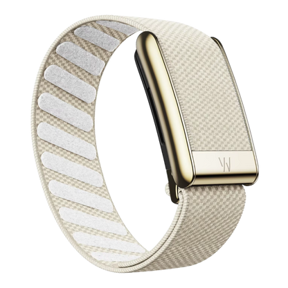 Premium Woven Nylon Velcro Strap with Gold Case – Compatible with WHOOP 5.0
