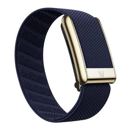 Premium Woven Nylon Velcro Strap with Gold Case – Compatible with WHOOP 5.0
