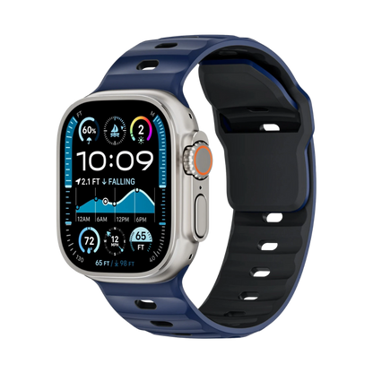 Premium Ultra Wide Rugged Silicone Band By iSerieshub Compatible For Apple Watch