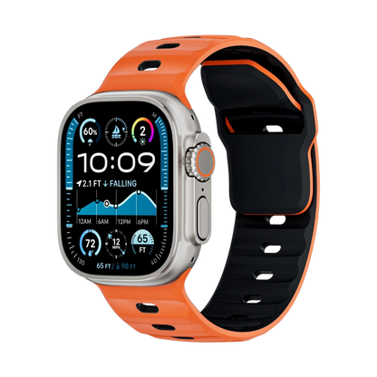 Premium Ultra Wide Rugged Silicone Band By iSerieshub Compatible For Apple Watch