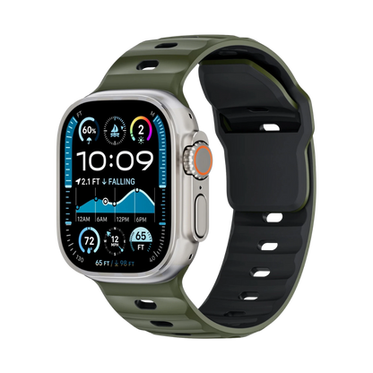 Premium Ultra Wide Rugged Silicone Band By iSerieshub Compatible For Apple Watch