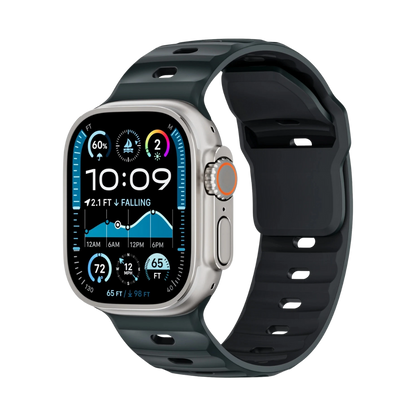 Premium Ultra Wide Rugged Silicone Band By iSerieshub Compatible For Apple Watch