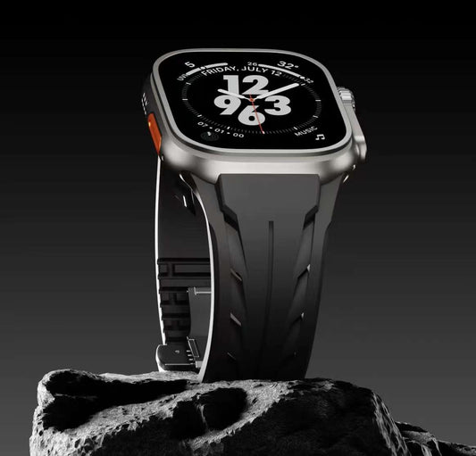 Luxury Concept Silicone Straps By iSerieshub Compatible For Apple Watch