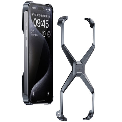 Luxury Armor Style Detachable Titanium Alloy Hollow Case For iPhone