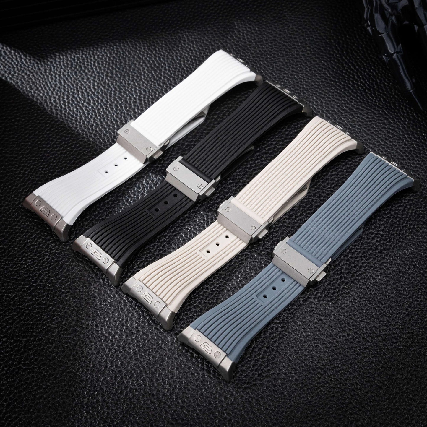 Luxury Galaxy Watch Ultra 47mm Silicone Band with Folding Clasp