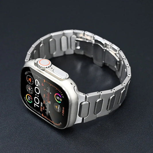 Luxury Titanium Patek Philip Straps By iSerieshub Compatible for Apple Watch