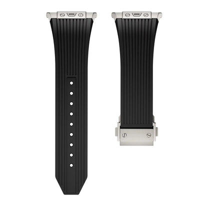 Luxury Galaxy Watch Ultra 47mm Silicone Band with Folding Clasp