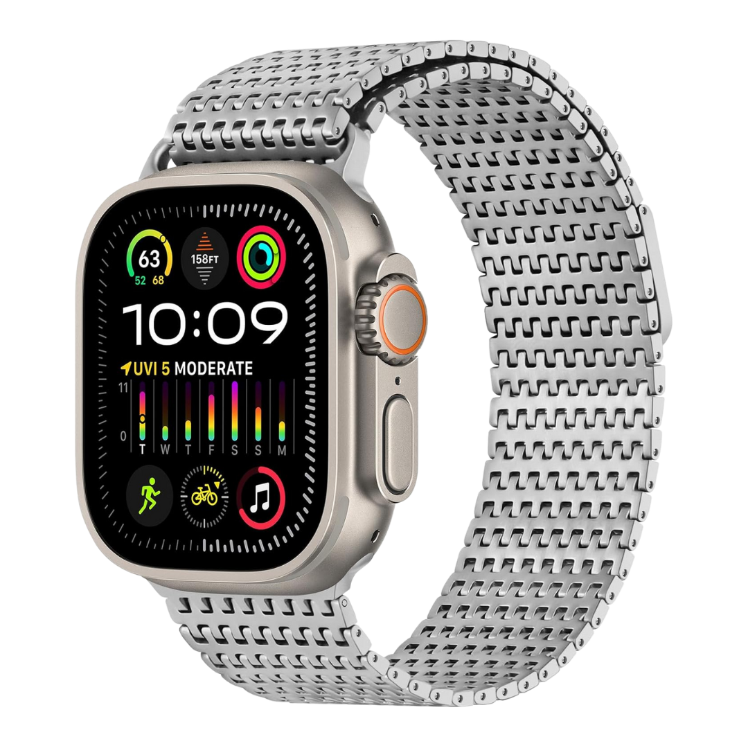 Luxury Magnetic Milanese Loop By iSerieshub Compatible For Apple Watch