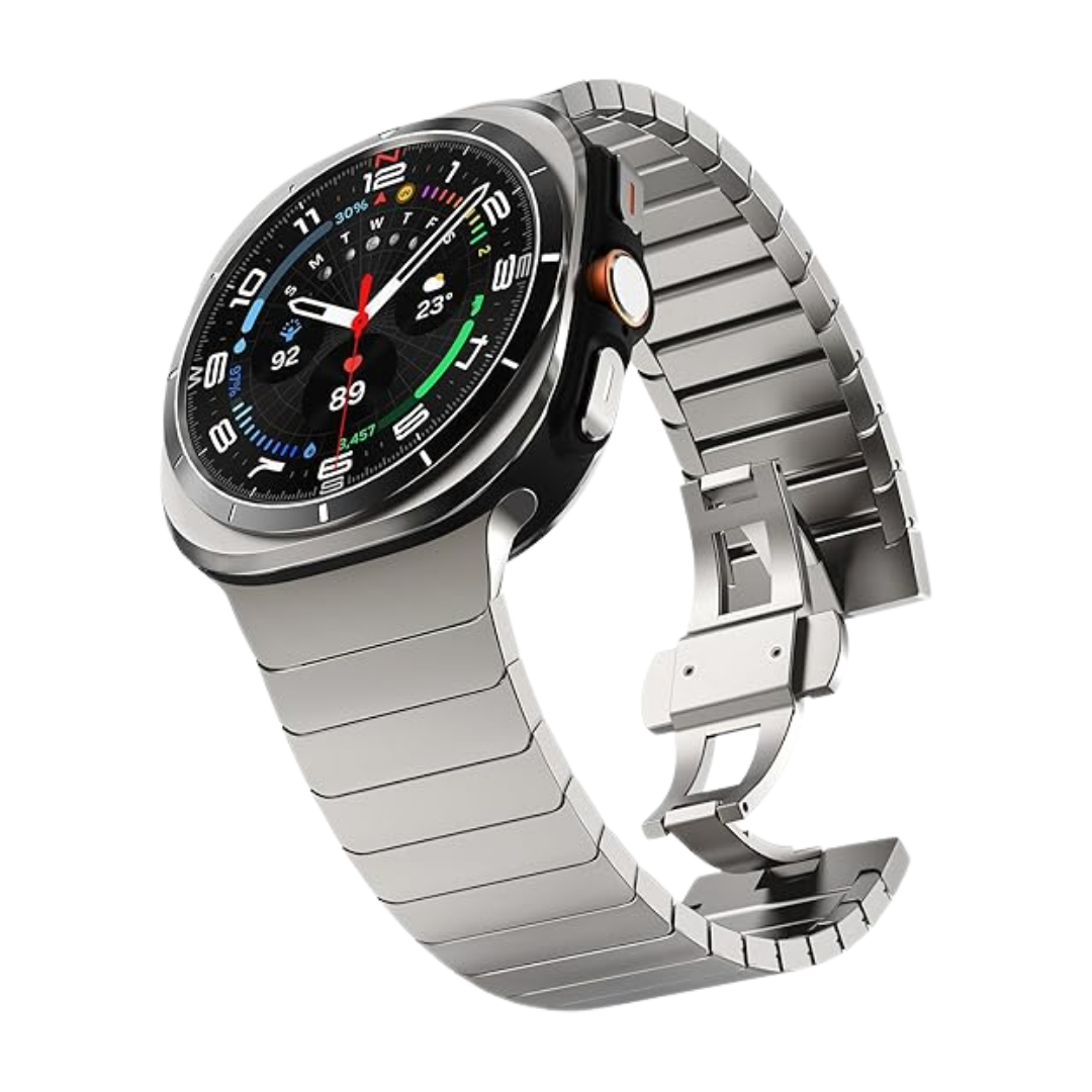 Luxury Ceramic Stainless Steel Band for Samsung Galaxy Watch Ultra 2/Ultra 1 – 47mm