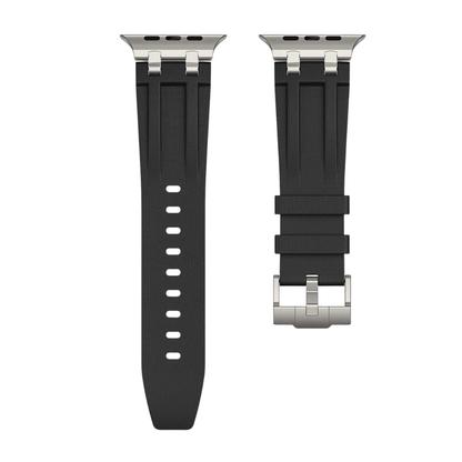 Luxury AP FKM Rubber Woven Bands By iSerieshub Compatible For Apple Watch