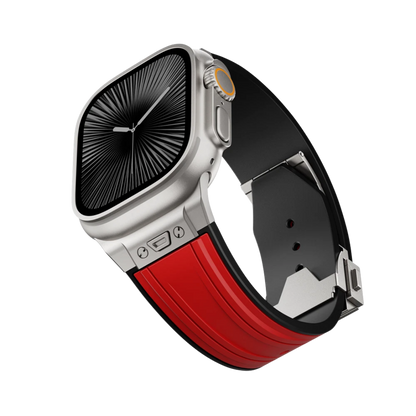 Luxury Mechanical Slicone Sports Band By iSerieshub Compatible For Apple Watch