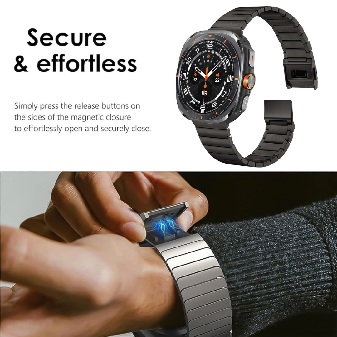 Luxury Magnetic Stainless Steel Band for Samsung Galaxy Watch Ultra 47mm