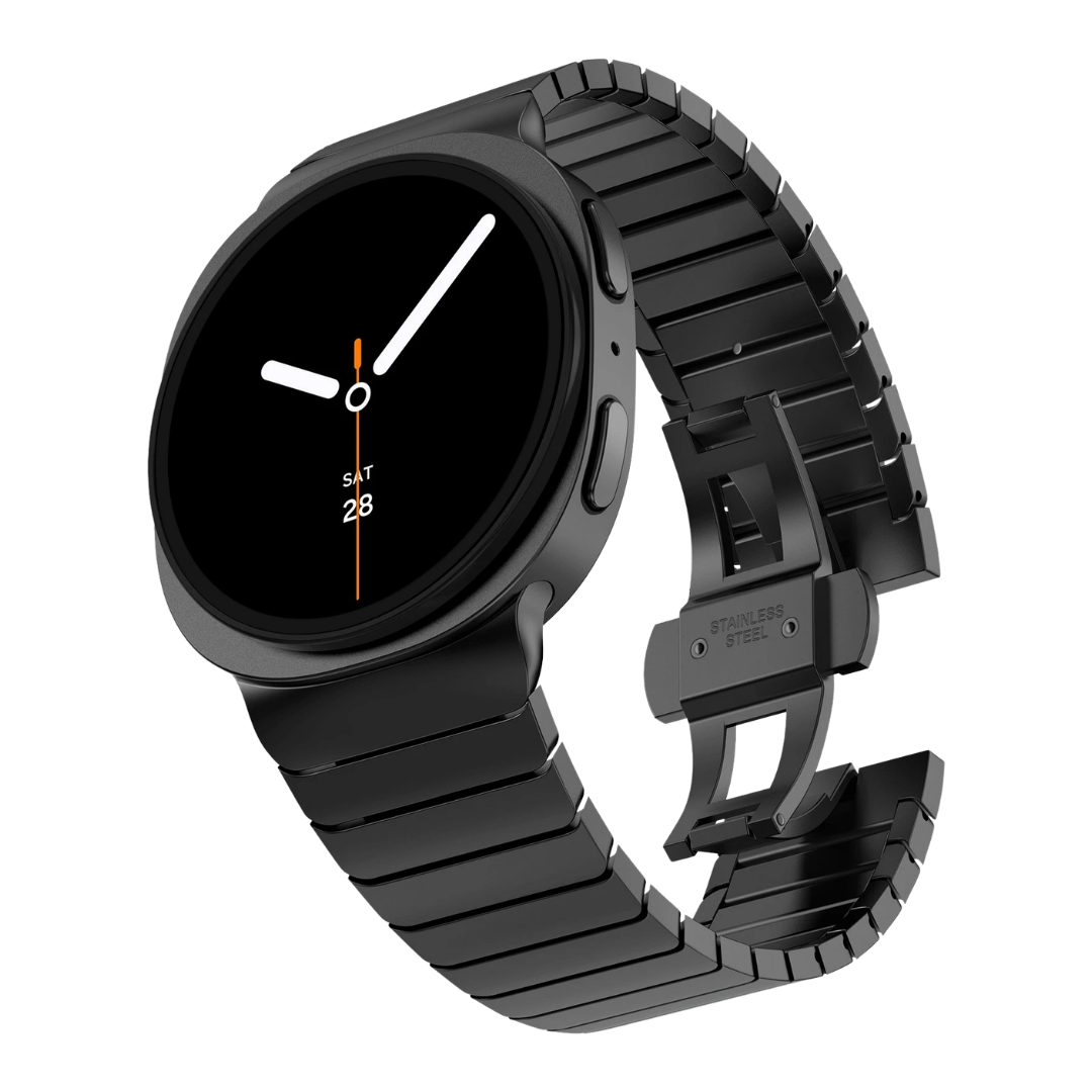 Luxury Stainless Steel Link Band for Samsung Galaxy Watch 8/9 – 44mm
