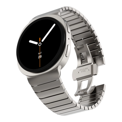 Luxury Stainless Steel Link Band for Samsung Galaxy Watch 8/9 – 44mm