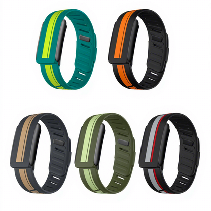 Premium Dual Shade WHOOP 5.0 Silicone Sport Band – Adjustable Replacement Strap