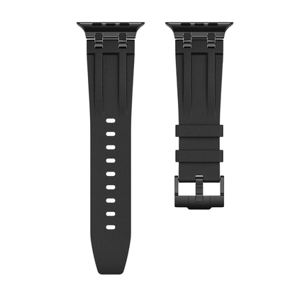 Luxury AP FKM Rubber Woven Bands By iSerieshub Compatible For Apple Watch