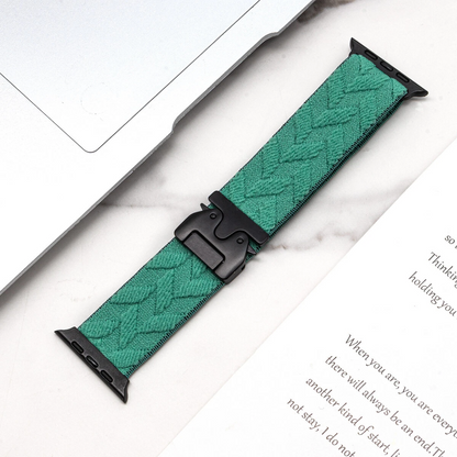 Premium Braided Nylon Strechy Sports Band by iSerieshub Comaptible For Apple Watch