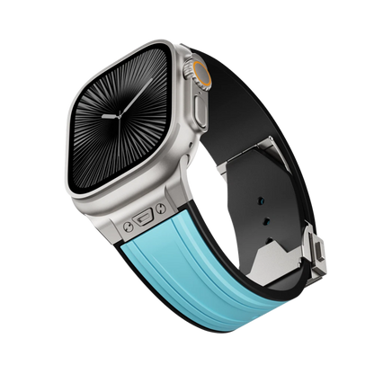 Luxury Mechanical Slicone Sports Band By iSerieshub Compatible For Apple Watch