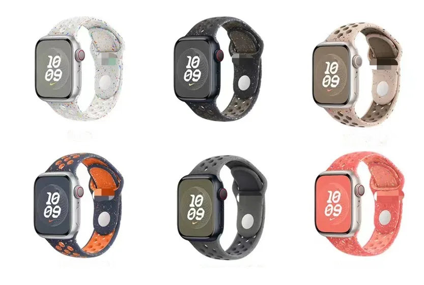 Premium Nike Silicone Sports Band By iSeriesHub Compatible For iWatch