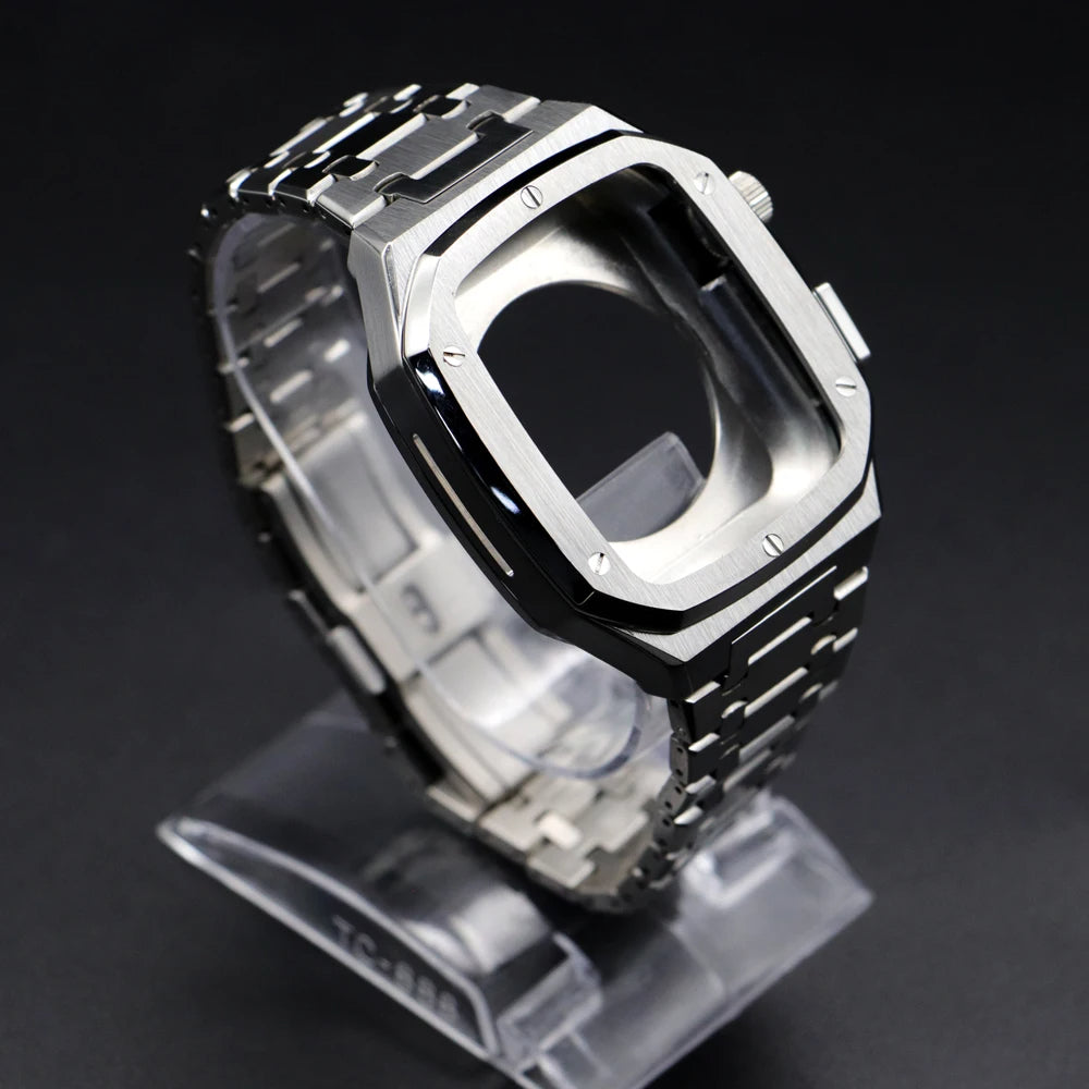 Luxury AP Stainless Steel Modification Kit By iSerieshub Compatible For iWatch