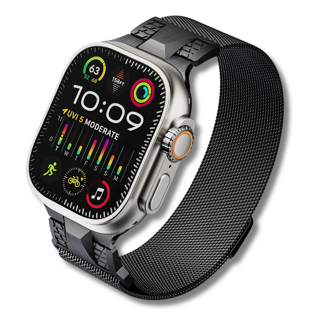 Luxury Armor Milanese Loop By iSerieshub Compatible for iWatch