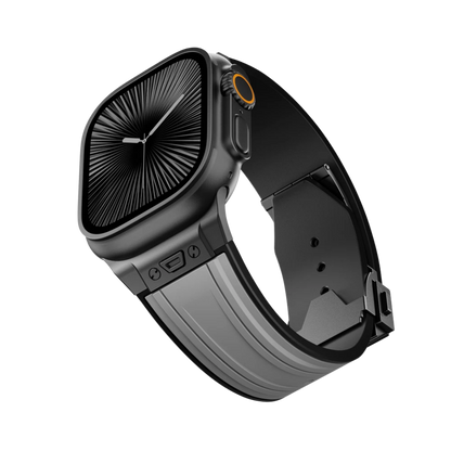 Luxury Mechanical Slicone Sports Band By iSerieshub Compatible For Apple Watch