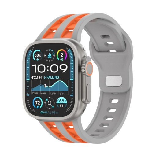 Premium Aeroline Pro Silicone Sports Bands By iSerieshub Compatible For Apple Watch
