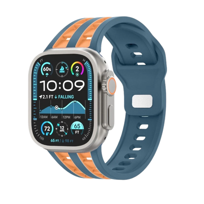 Premium Aeroline Pro Silicone Sports Bands By iSerieshub Compatible For Apple Watch