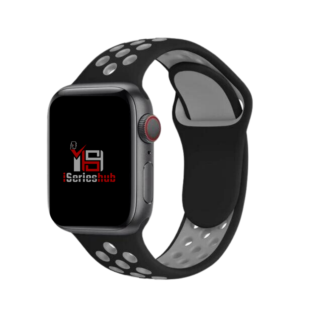 Premium Silicone Sports Band By iSeriesHub Compatible For Smart-Watch
