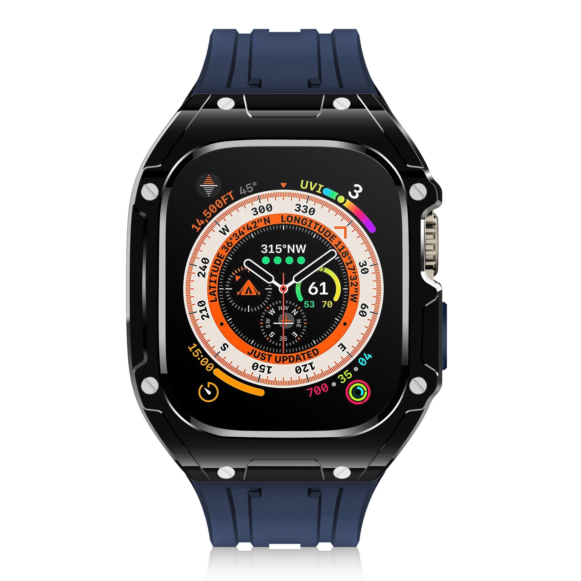 49MM Luxury Designer Rugged Case By iSerieshub Compatible For iWatch Ultra