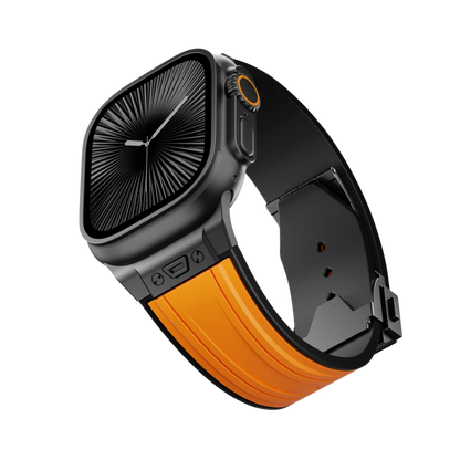 Luxury Mechanical Slicone Sports Band By iSerieshub Compatible For Apple Watch