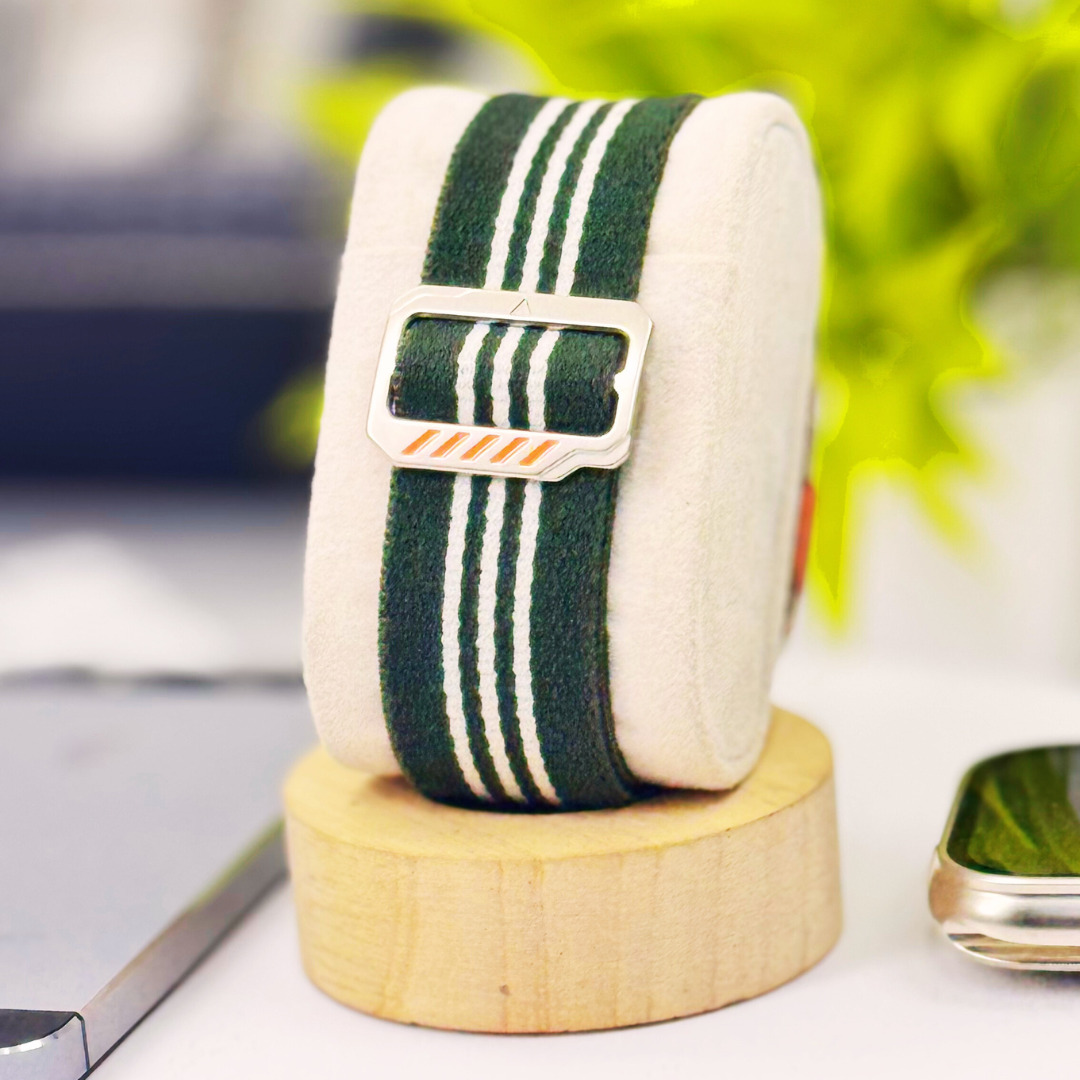 Premium Strip Nylon Strechtable Sports Bands By iSerieshub Compatible For Apple Watch