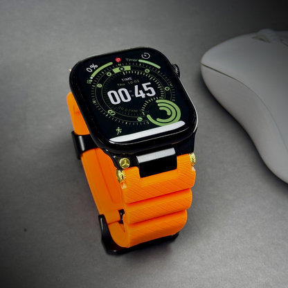 Luxury Veltrix Silicone Straps By iSerieshub Compatible For Apple Watch