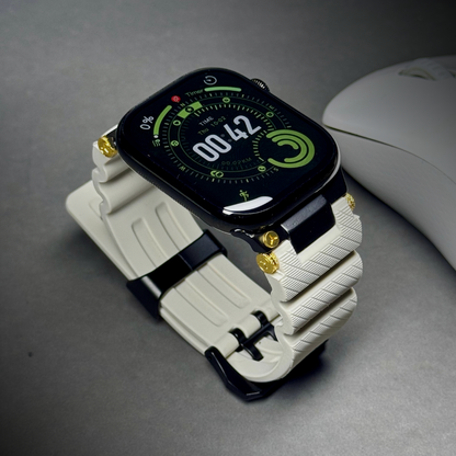 Luxury Veltrix Silicone Straps By iSerieshub Compatible For Apple Watch