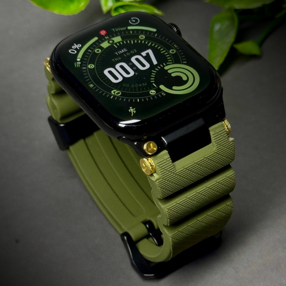 Luxury Veltrix Silicone Straps By iSerieshub Compatible For Apple Watch